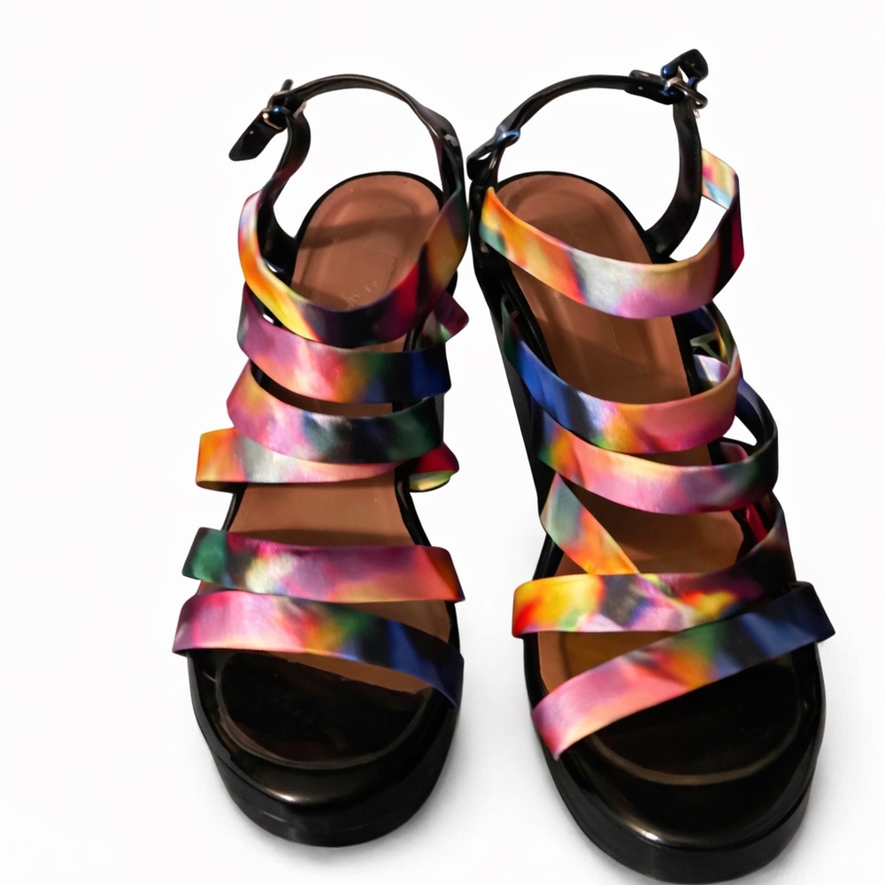 Robert Clergerie Paris Statement Platform Block Heel Sandals | Made in France |